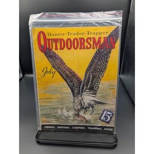 Vintage Outdoorsman Magazine July 1938 Hunter Trader Trapper Fishing Camping